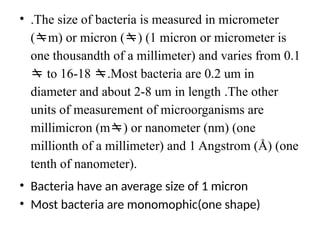 Comprehensive Classification and Morphology of Microorganisms | PPTX