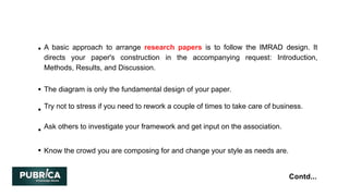 Structure of a medical paper writing essential elements and reporting ...