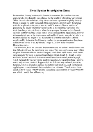 Structure Of An Essay Example | PDF