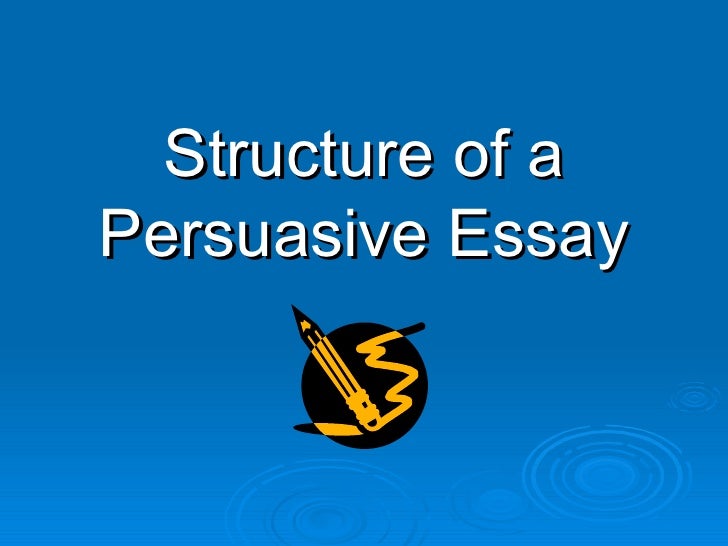 Format for persuasive essay