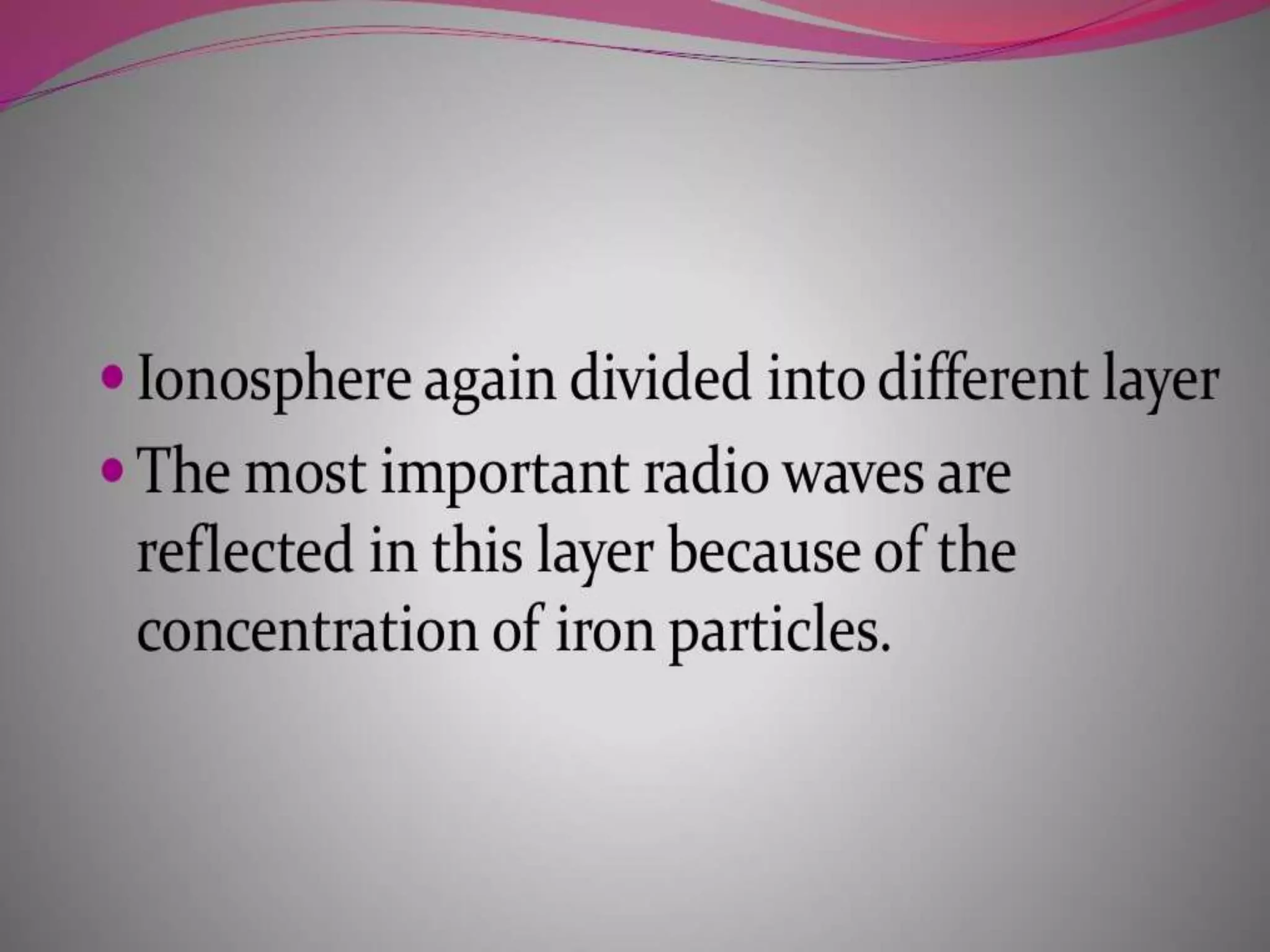 Structure of atmosphere