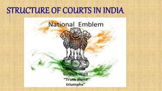 STRUCTURE OF COURTS IN INDIA
 