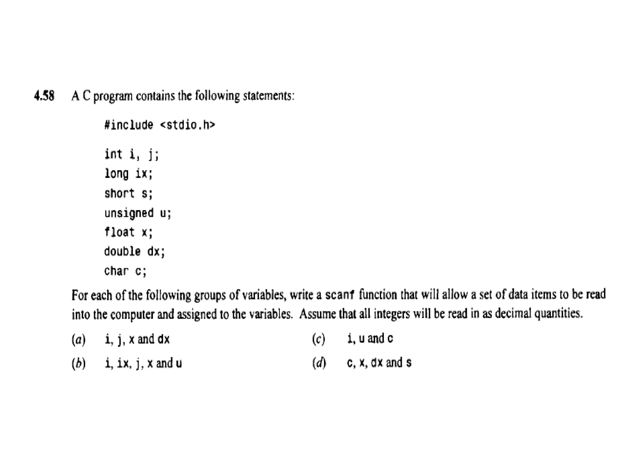 Structure of c_program_to_input_output