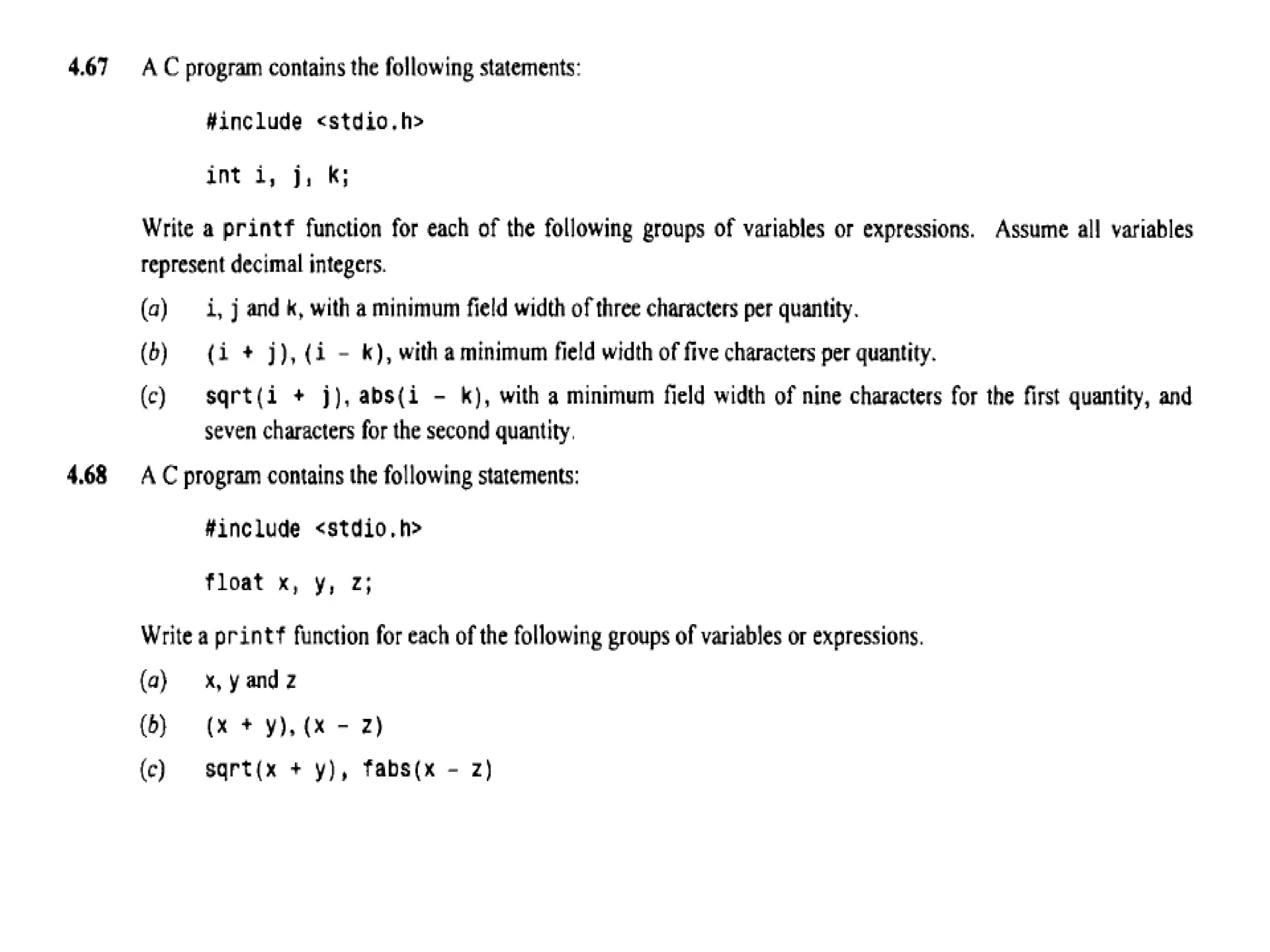 Structure of c_program_to_input_output