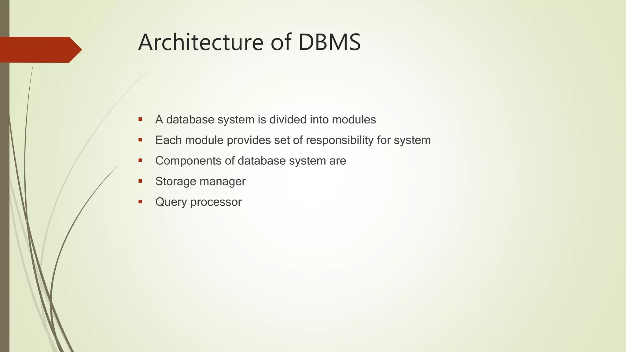 Structure of dbms | PPTX