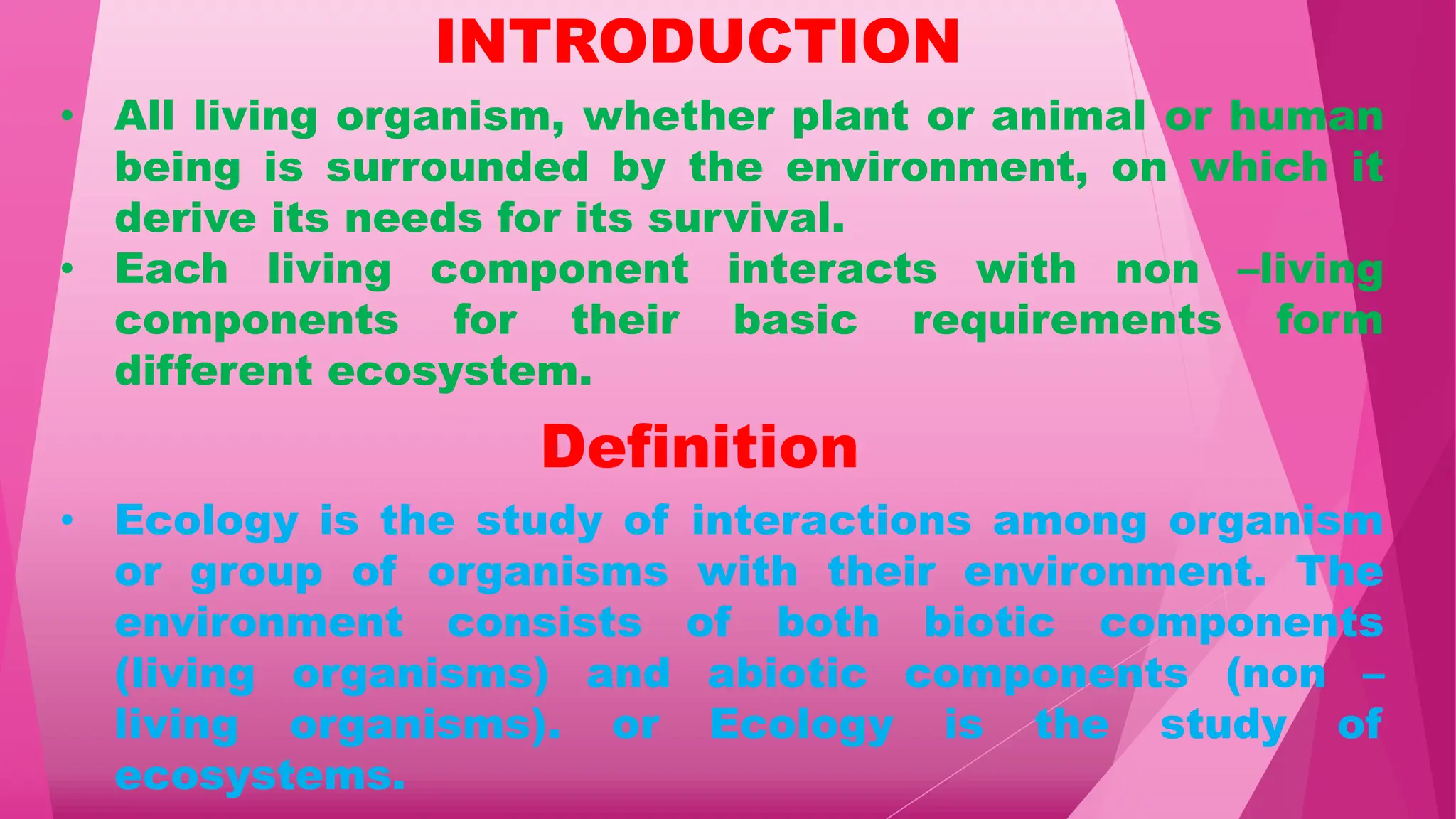 TOPIC: STRUCTURE OF AN ECOSYSTEM- ECOLOGYpdf | PDF
