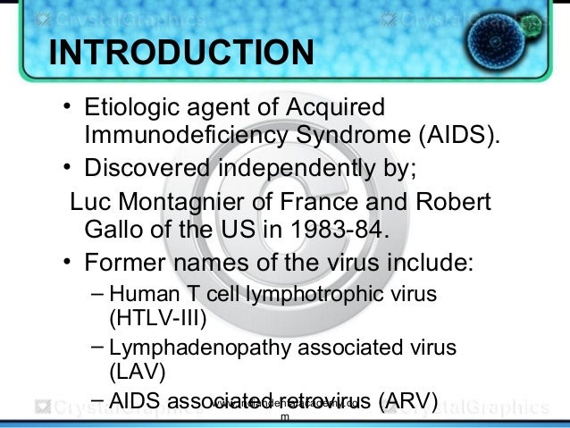 an analysis of the role of hiv in aids proven by gallo an analysis of the role of hiv in aids proven by gallo