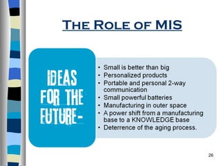 The Role of MIS 