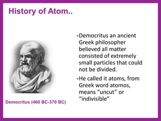 Structure of matter atoms and molecules | PDF