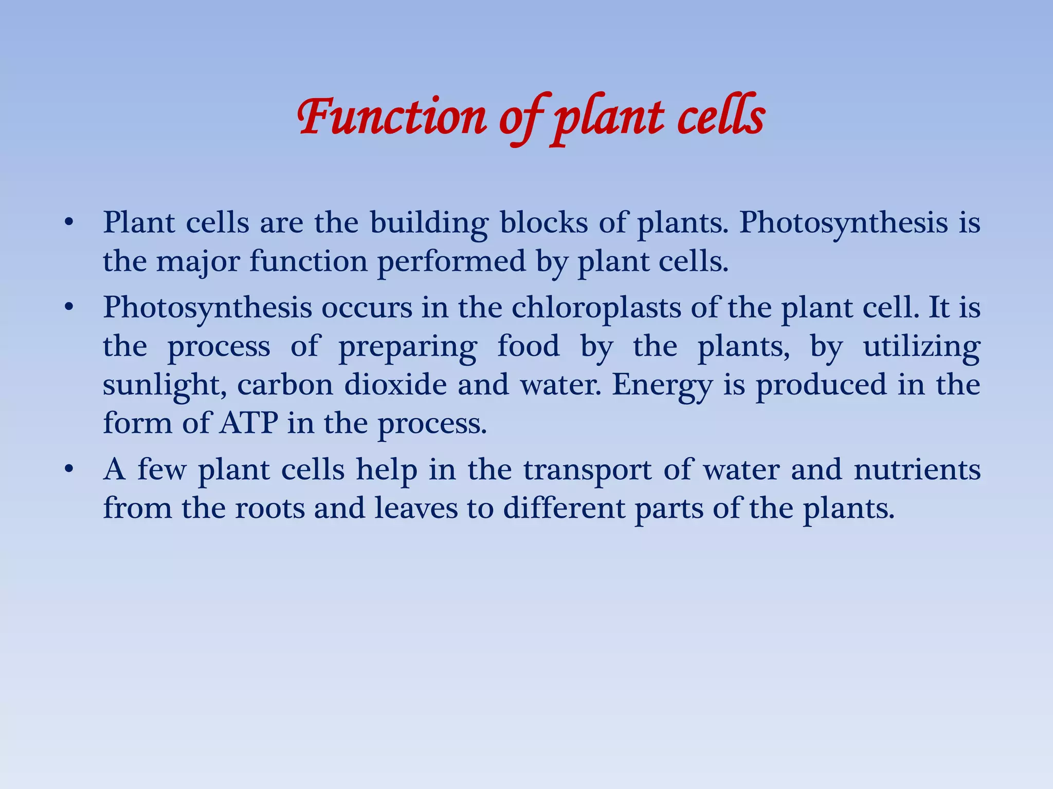 Structure of plant and animal cell | PPTX | Biological Sciences | Science