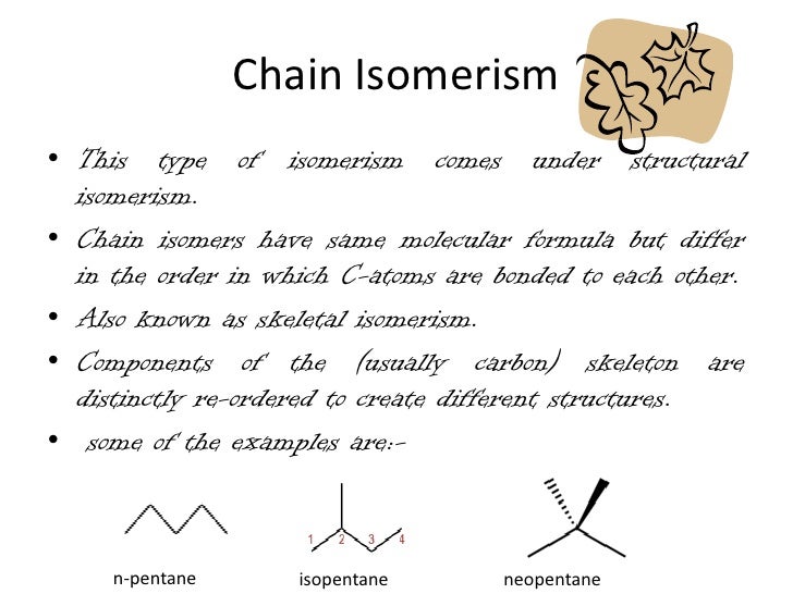 Structure of polymer chains