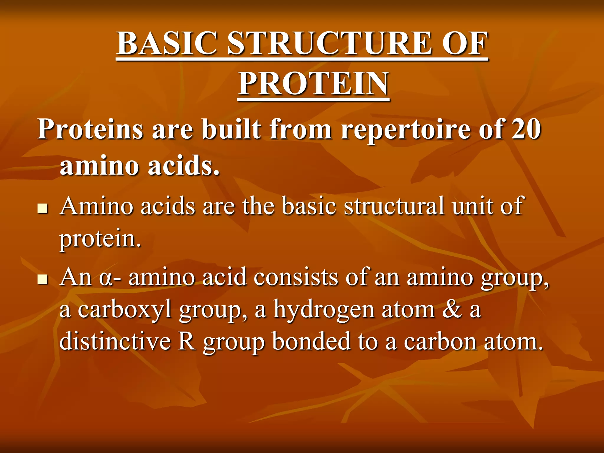 Structure of protein By KK Sahu Sir | PPT