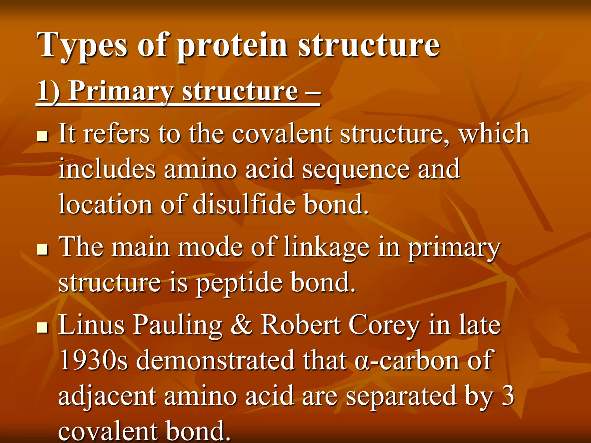 Structure of protein By KK Sahu Sir | PPT