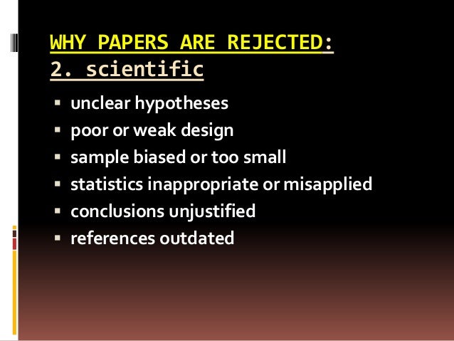 How to write and publish a scientific article structure