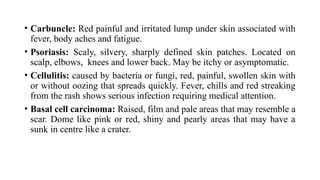 Carvbuncle Back Comprehensive Overview of Skin Structure, Functions, and Disorders | PPTX