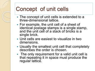 Structure of solids | PPTX