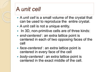Structure of solids | PPTX