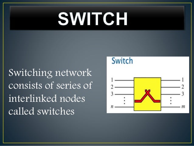 Structure of switches