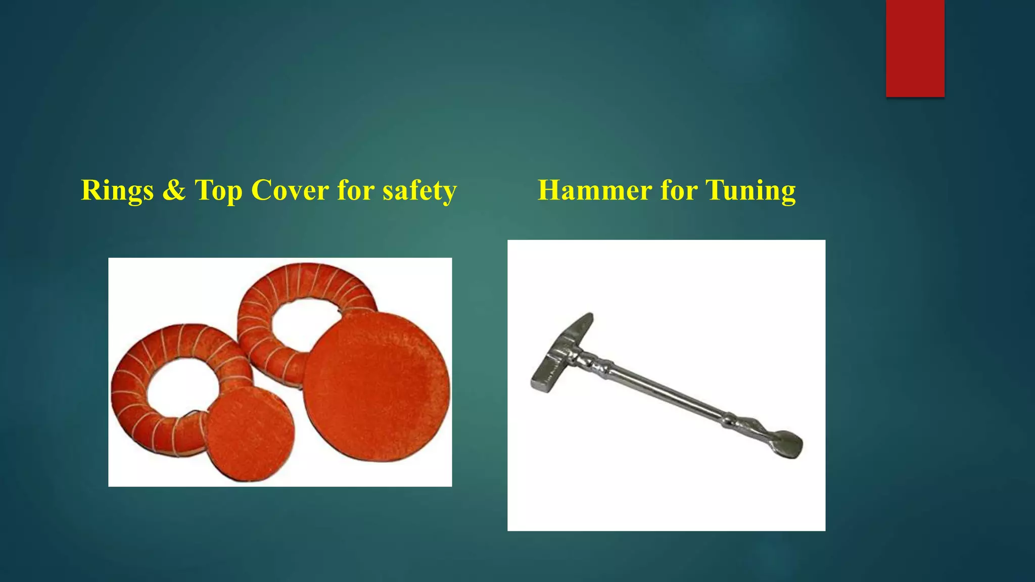 Rings & Top Cover for safety Hammer for Tuning