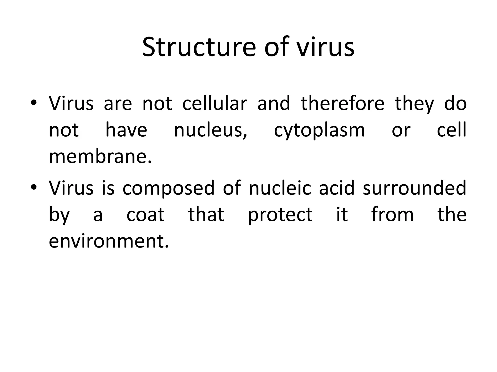 Structure of virus | PPTX