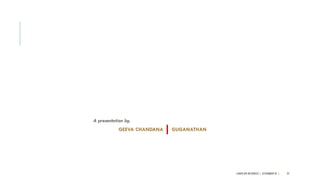 LANDSCAPE RESOURCES | ASSIGNMENT 01 | 22
A presentation by,
GEEVA CHANDANA GUGANATHAN
 