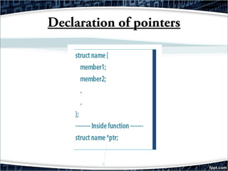 Structure in C | PPT | Programming Languages | Computing