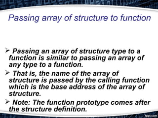 Structure in C | PPT | Programming Languages | Computing image.
