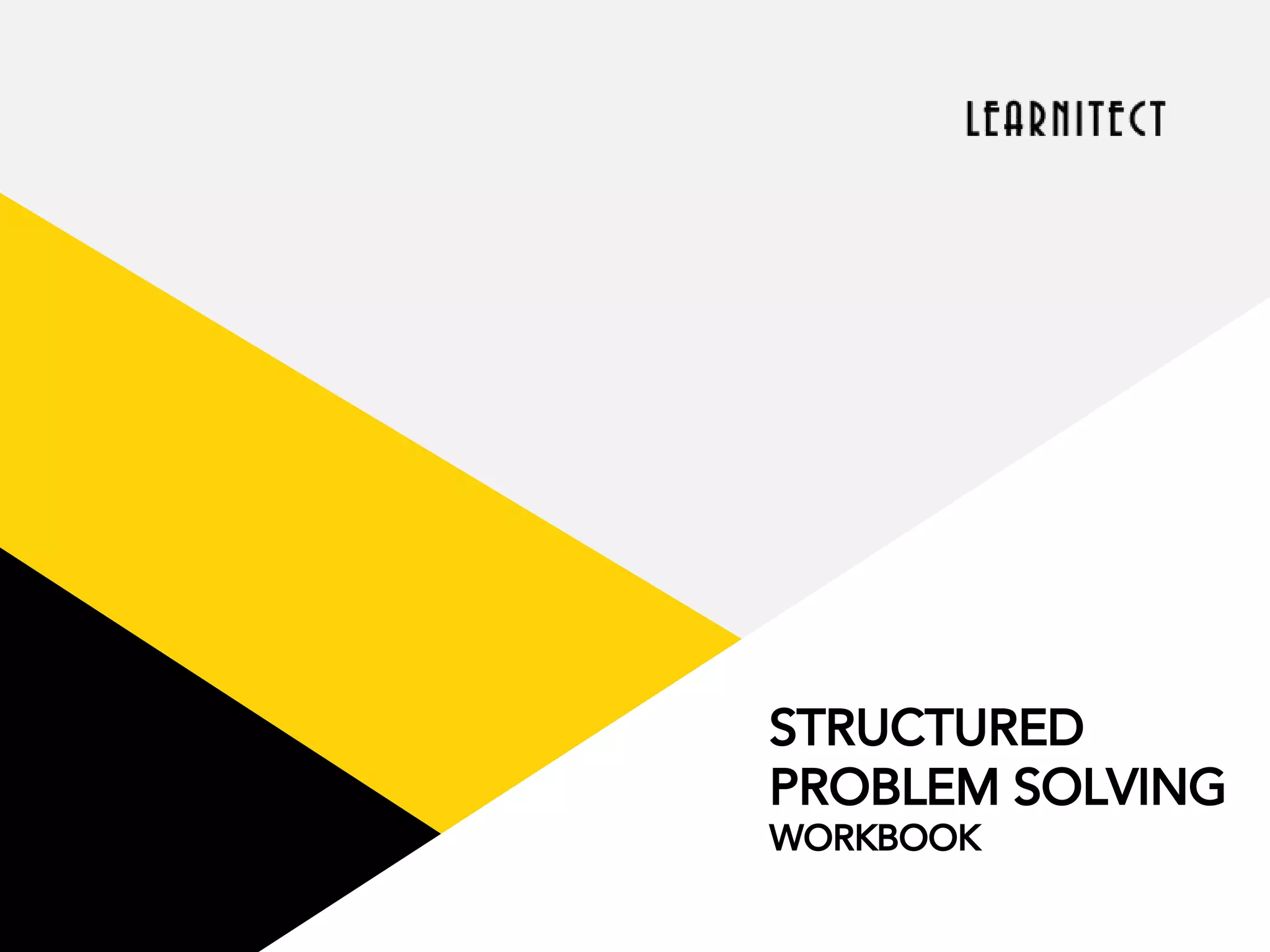 Structure problem solving | PDF | Business | Business and Finance