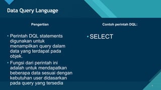Structure query language (sql) | PPTX