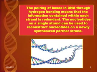 Structure & Replication of DNA | PPTX