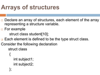 Structures in c programming | PPT