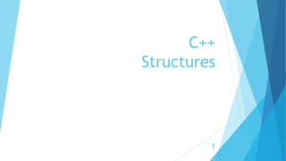 C++
Structures
1
 