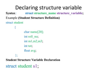 Structures | PPT