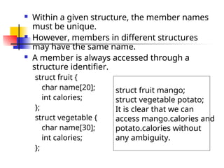 structures in c using best concepts in c programming | PPT