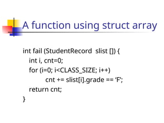 structures in c using best concepts in c programming | PPT
