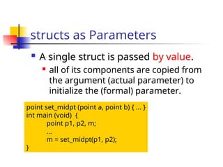 structures in c using best concepts in c programming | PPT
