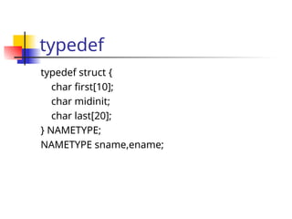 structures in c using best concepts in c programming | PPT
