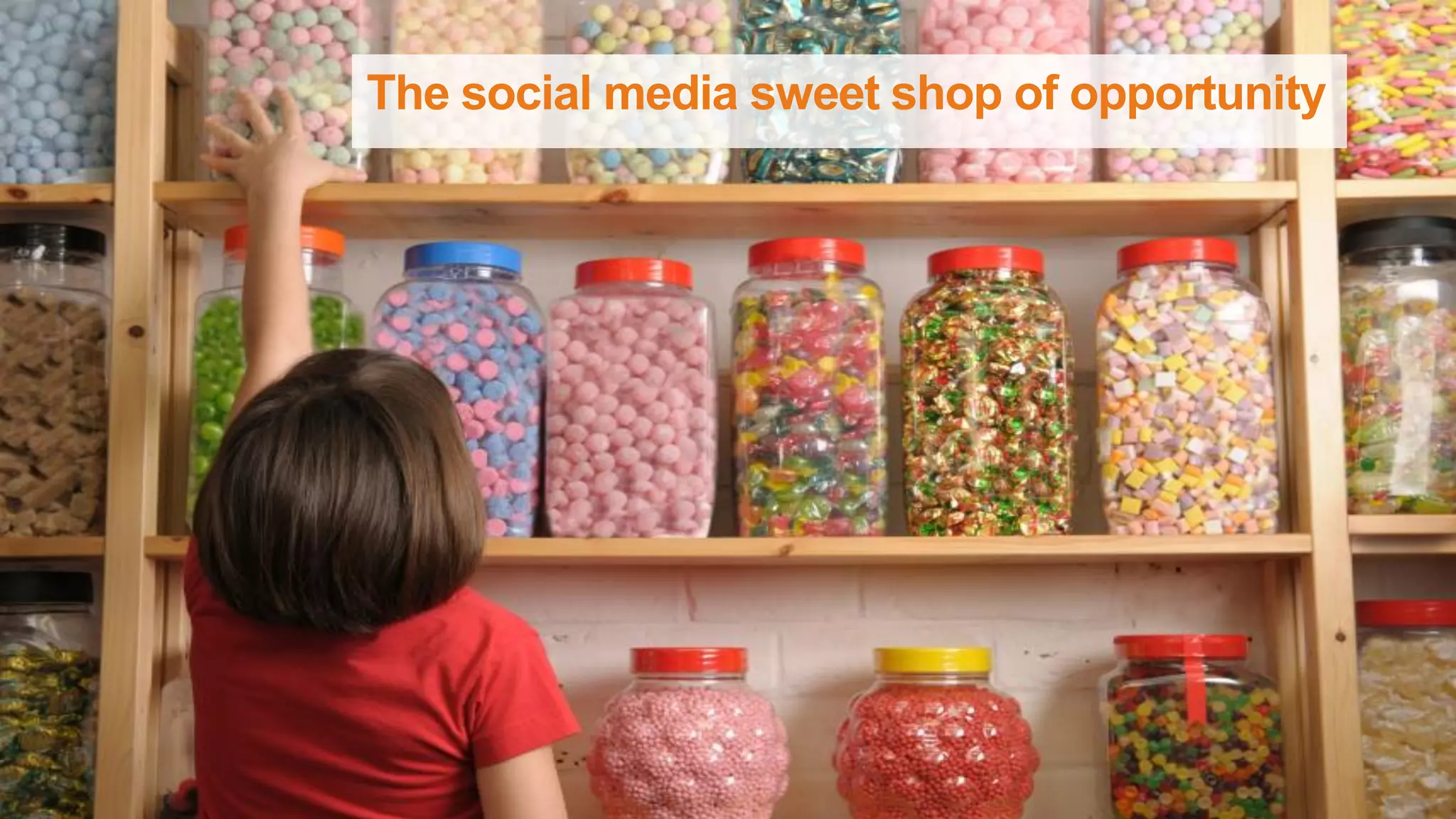 The social media sweet shop of opportunity
 