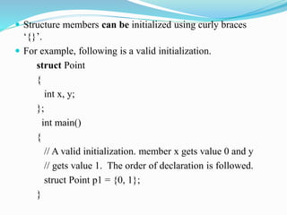 Structures in c | PPT