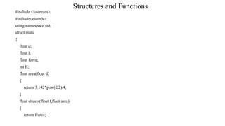 Comprehensive Guide to Structures in C++ Programming Language | PPTX