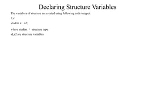Comprehensive Guide to Structures in C++ Programming Language | PPTX