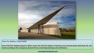 Vitra Fire Station / Zaha Hadid
One of the first realized projects in Zaha’s career, the Vitra Fire Station in Germany use...