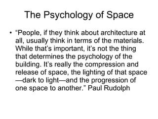 Structure, Space and the Mind | PPT