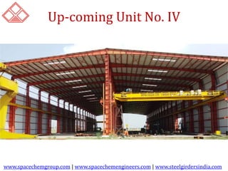 Up-coming Unit No. IV 
www.spacechemgroup.com | www.spacechemengineers.com | www.steelgirdersindia.com 
 