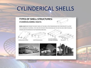 FOLDED PLATES AND SHELL STRUCTURES  Slide 13