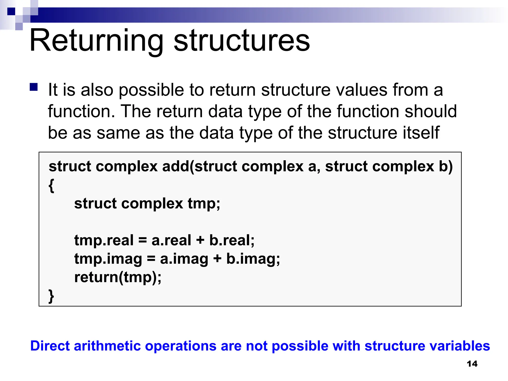 Structures and Unions in C-Language with Examples.ppt | Programming ...