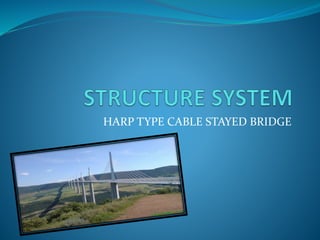 HARP TYPE CABLE STAYED BRIDGE
 