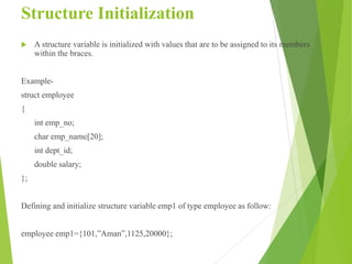 Structure & Union in C++ | PPTX | Programming Languages | Computing