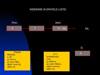 Structuri De Date Alocate Dinamic | PPT