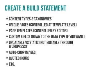 Structuring Content in WordPress: Against All the Odds